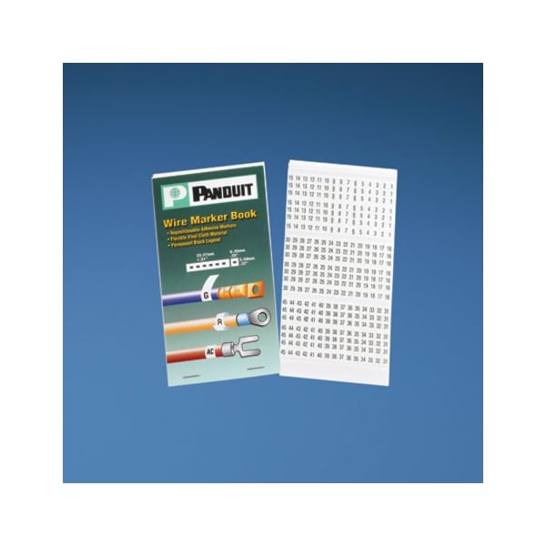 Wire Marker Book, Vinyl Cloth, Nema